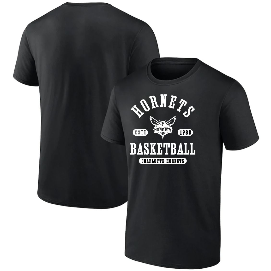 Men 2025 NBA Charlotte Hornets Black T shirts style 041